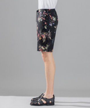 JOSEPH HOMME クールドッツストレッチ花柄 / BERMUDA ブラック系5