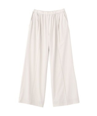YECCA VECCA 【UVカット/接触冷感/遮熱】イージーワイドパンツ Light Beige