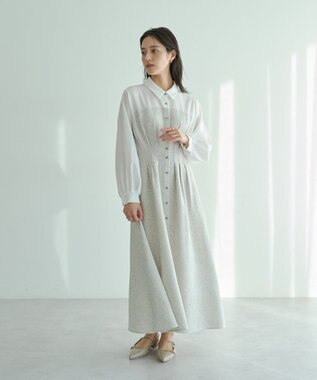 YECCA VECCA ベアドッキングワンピース Ivory