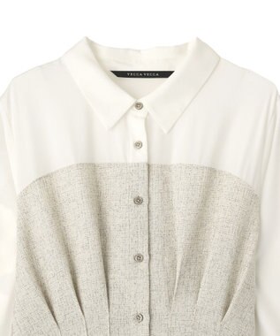 YECCA VECCA ベアドッキングワンピース Ivory