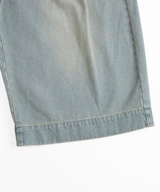 WEGO クロップドワイドデニムパンツ デニム淡加工色