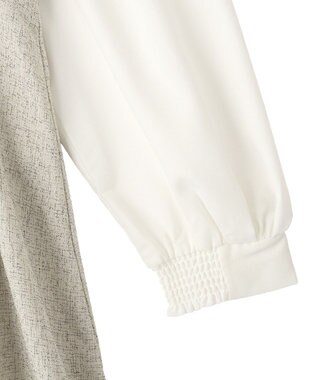 YECCA VECCA ベアドッキングワンピース Ivory