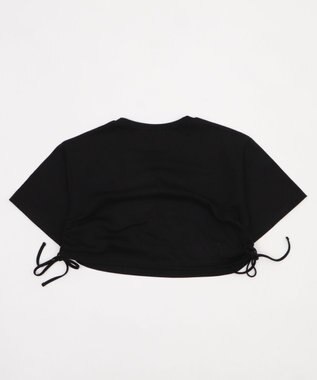 WEGO ロゴレースドロストショートT ブラック