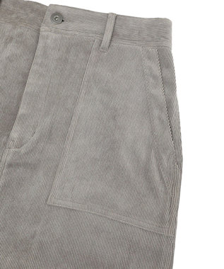 AMERICAN HOLIC コーデュロイベイカータイトスカート Gray