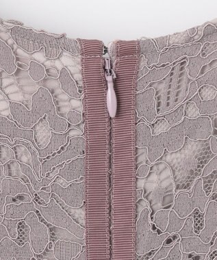 ANY SIS 【洗える】総レース ワンピース ネイビー