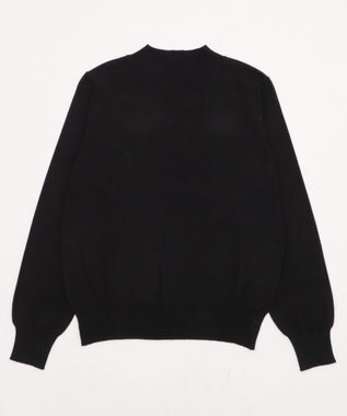 WEGO 【WEB限定/25年秋冬新作/洗濯OK/毛玉レス】ハイネックプルオーバー ブラック