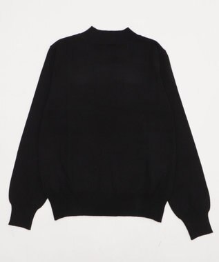 WEGO 【WEB限定/25年秋冬新作/洗濯OK/毛玉レス】ハイネックプルオーバー ブラック
