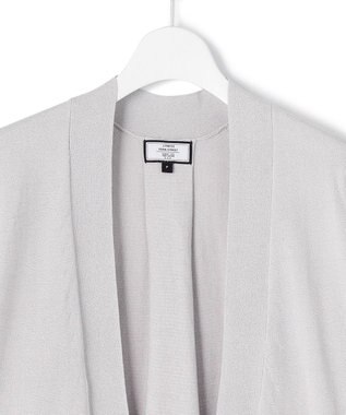 J.PRESS YORK STREET 【WOMEN】シアーカーディガン ライトグレー系