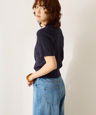 AMERICAN HOLIC アソートニットポロシャツ Navy