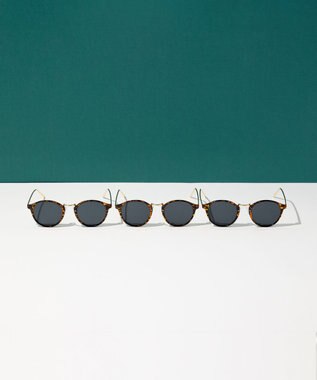 組曲 【UVカット・組曲×setsuko sagittaire】フリルポーチ×サングラス ブラック系