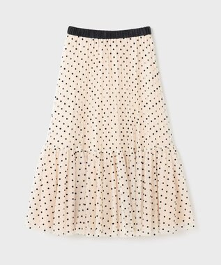 GRACE CONTINENTAL チュールドットスカート キナリ