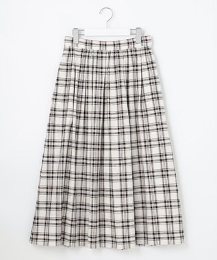 J.PRESS LADIES 【洗える】BEZ Cリネンマドラス スカート ピンク系3