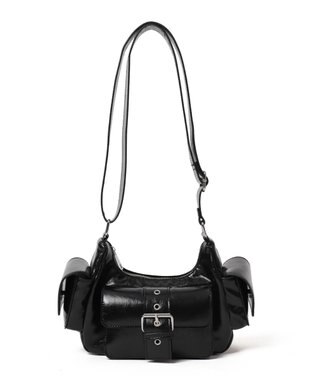 WEGO ハトメベルトポケットショルダー ブラック