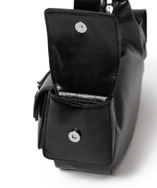 WEGO ハトメベルトポケットショルダー ブラック