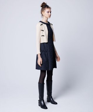 TOCCA 【洗える】PIXIE KNIT カーディガン ベージュ系