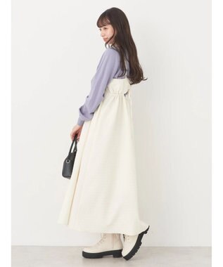 earth music&ecology バックオープンキャミワンピース Ivory