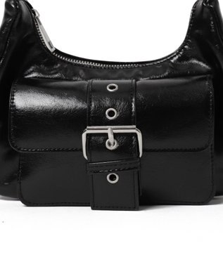 WEGO ハトメベルトポケットショルダー ブラック