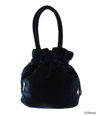 Green Parks ＦＡＮＴＡＳＩＡ／刺繍ベロアミニバッグ Navy