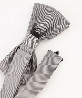J.PRESS MEN 【BOWTIE COLLECTION】プレーン  フォーマル蝶ネクタイ ライトグレー系