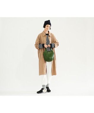 genten 【WEB限定カラー】ユーフラテス(boxバージョン) トートバッグ小 グリーン