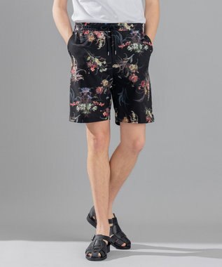 JOSEPH HOMME クールドッツストレッチ花柄 / BERMUDA ブラック系5