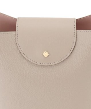 TOCCA PETAL SILHOUETTE LEATHER BAG  レザーバッグ ベージュ系