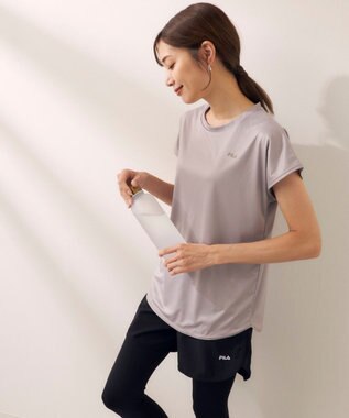 OP／FILA 【FILA】水陸両用フィットネスウェア 3点セット ベージュ