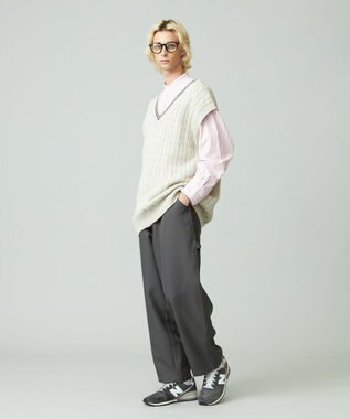 UNISEX】コットンケーブルチルデン ニットベスト / J.PRESS YORK