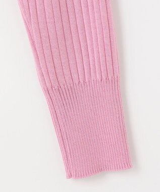 自由区 L 【洗える】カシミヤシルクブレンド タートルネックニット (検索番号:JJ47) ピンク系