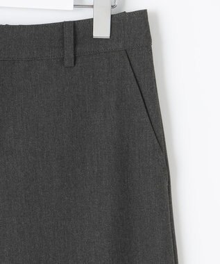 J.PRESS LADIES L 【洗える】アルガンシルク ワイドパンツ グレー系