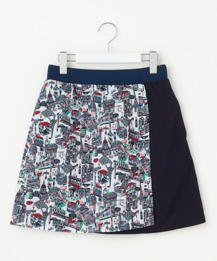 23区GOLF 【WOMEN】【撥水】パリマップ総柄スカート ホワイト系5