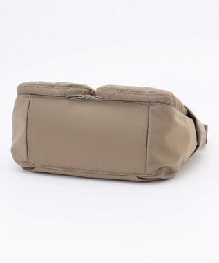 LA BAGAGERIE ダブルフロントポケットショルダー グレージュ