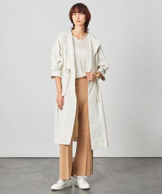 BEIGE， LAGORD / Uネックニット Ecru