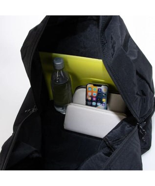 UNBILLION cachecache パッカブルナイロンボストンバッグ ブラック