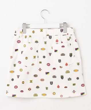 23区GOLF 【WOMEN】【吸水速乾】ステッカープリント スカート ホワイト系5