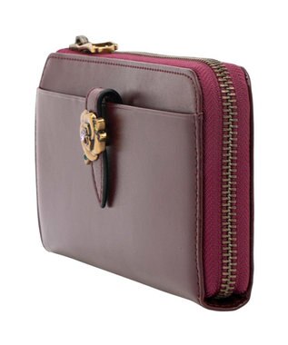 ANNA SUI ブルボン Lファスナー長財布 ワイン