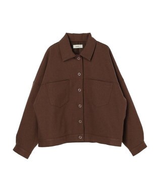 earth music&ecology ショート丈カバーオール Mocha