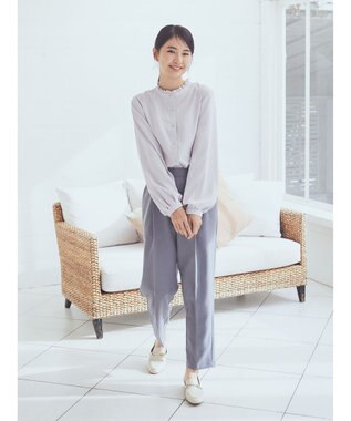 earth music&ecology ２ｗａｙフリルブラウス Light Pink