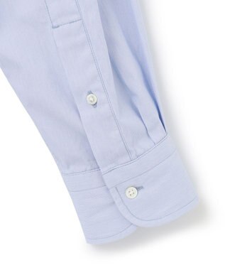 J.PRESS MEN 【WEB限定】ポプリンヘアラインJ刺繍シャツ/B.D サックスブルー系1