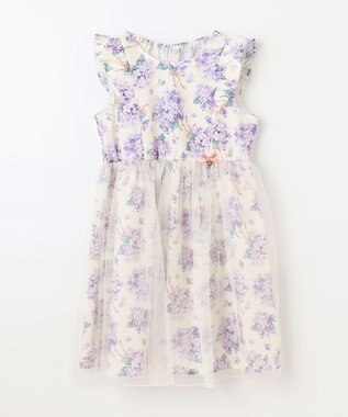 ANY KIDS アジサイ ワンピース ホワイト系