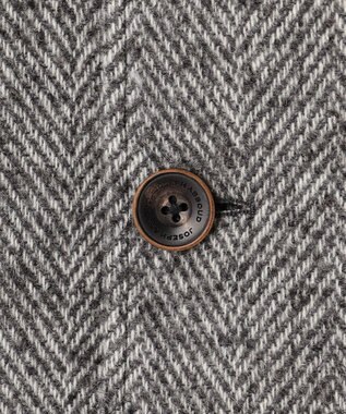 JOSEPH ABBOUD 【尾州産カシミヤブレンド素材/軽量】カシミヤブレンドアルパカヘリンボーン ステンカラーコート ライトグレー系7