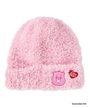 MOONBAT Care Bears(ケアベア) ボリュームへアリービーニー ニット帽 帽子 手洗い可能 ペールピンク