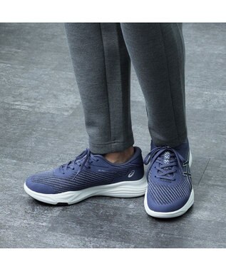 ASICS WALKING ゲルライドウォーク ライト 2 ネイビーブルー×ソフトイエロー