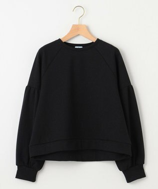 組曲 ラメパフスリーブプルオーバー ブラック系