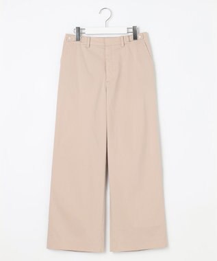 J.PRESS LADIES S 【洗える】ウェザーバイオエアフロー ワイド パンツ ベージュ系