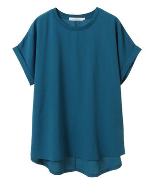 AMERICAN HOLIC 接触冷感フレンチスリーブシアープルオーバー Blue