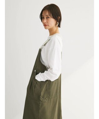 Green Parks ・ＳＵＧＡＲ　ＳＰＯＯＮ　ペインターサロペットスカート Khaki