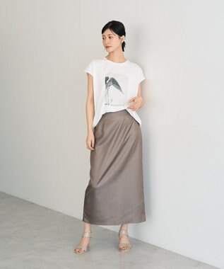 YECCA VECCA フォトプリントノースリーブTee Off White