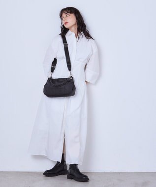 MioFIRANO FRAME D001 ハンドバッグ はっ水 BLACK