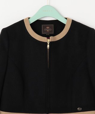 TOCCA MUSE ウールメルトンコート ブラック系8